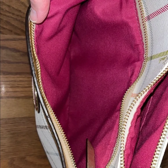 Coach Heritage Tattersall Shoulder Bag with Gold Accents. Excellent condition! - Picture 10 of 11